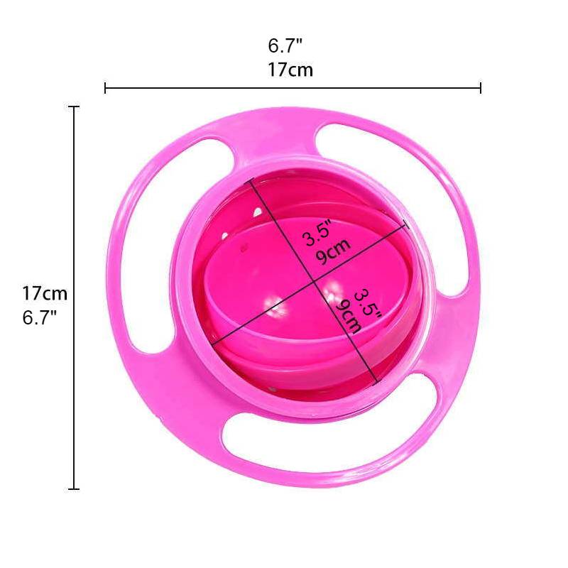 360-Degree Rotating Baby Bowl Kids & Baby Color : Green|Blue|Pink 360-Degree Rotating Baby Bowl Kids & Baby Color : Green|Blue|Pink