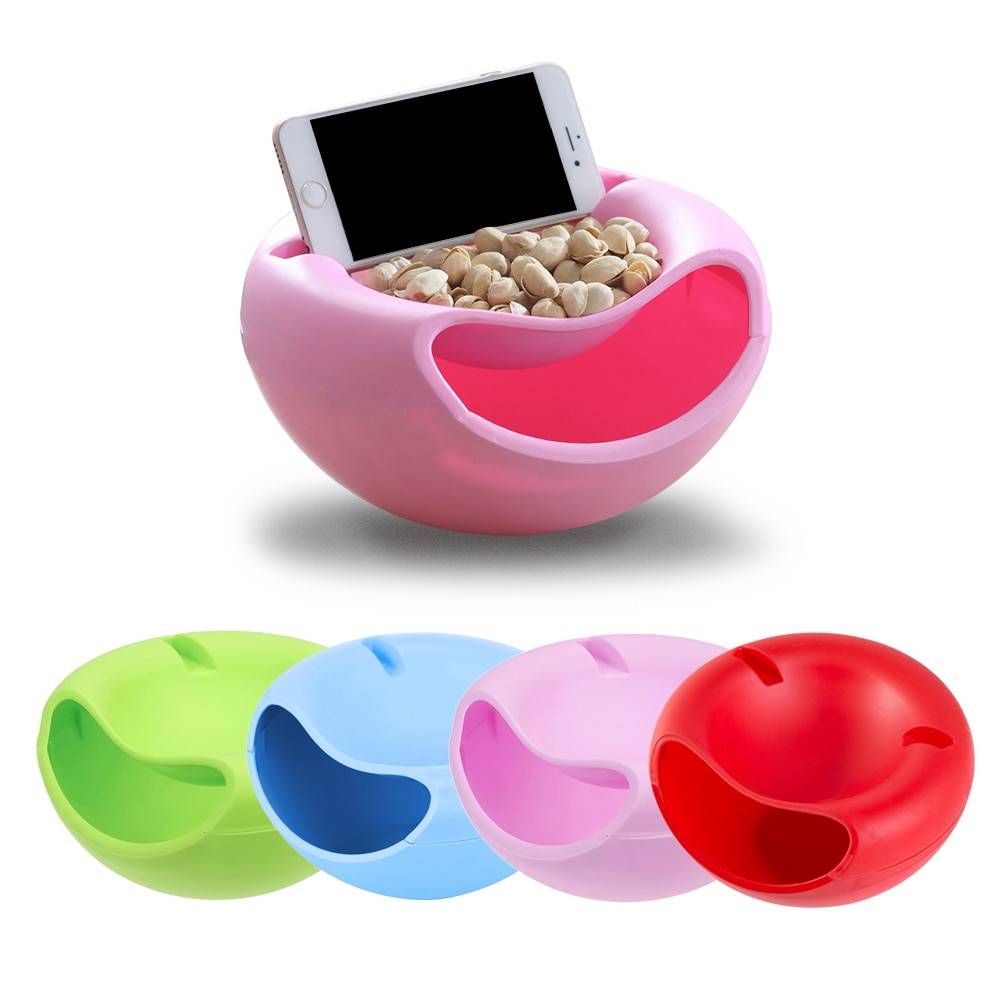 Lazy Snack Bowl Home & Kitchen Color : Red|Green|Pink|Blue Lazy Snack Bowl Home & Kitchen Color : Red|Green|Pink|Blue