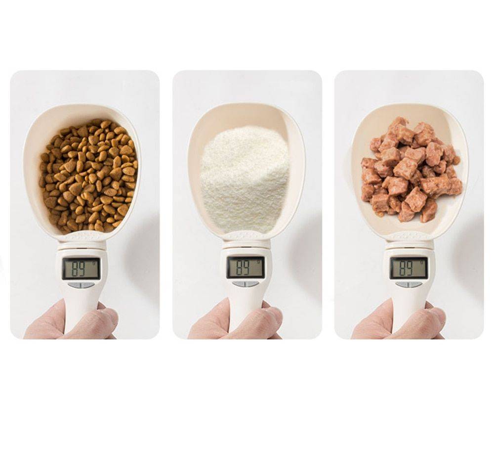Pet Food Measuring Spoon With LCD Display Pets Supplies  