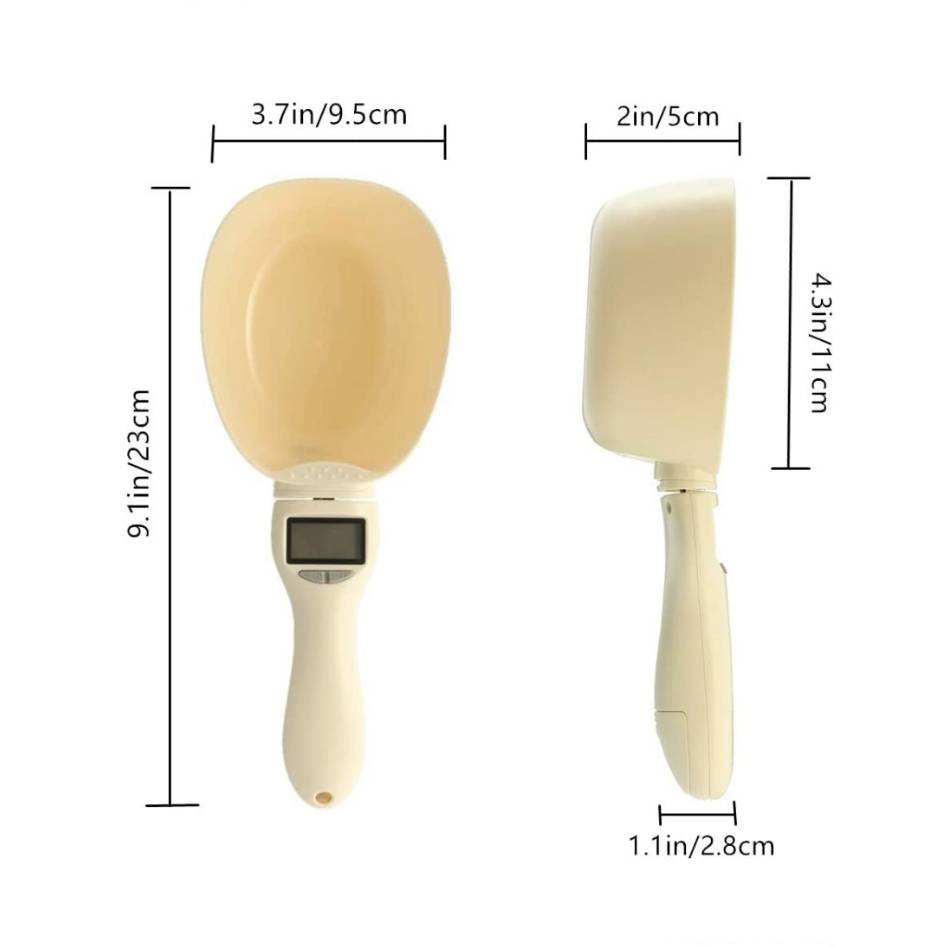 Pet Food Measuring Spoon With LCD Display Pets Supplies  