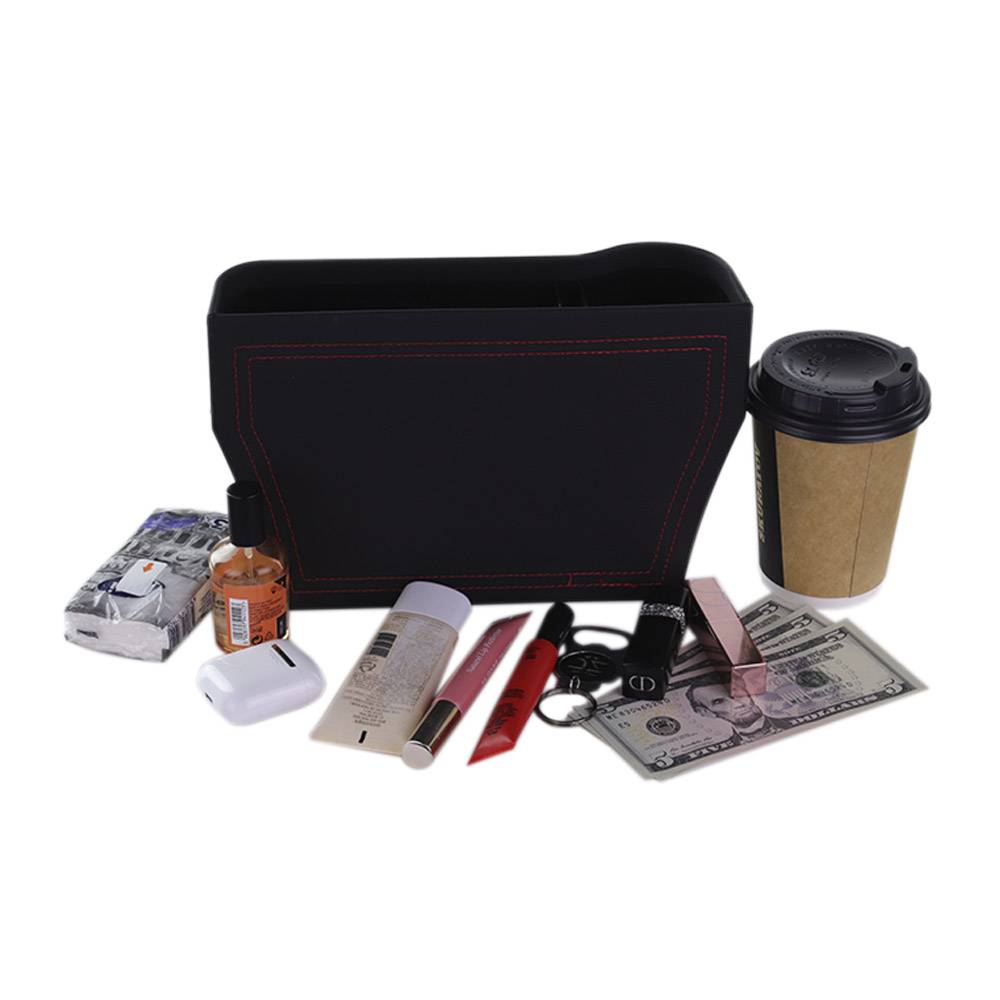 Multifunctional Car Seat Organizer Set (Left & Right) Color : Black|Beige|Brown|Red Multifunctional Car Seat Organizer Set (Left & Right) Color : Black|Beige|Brown|Red
