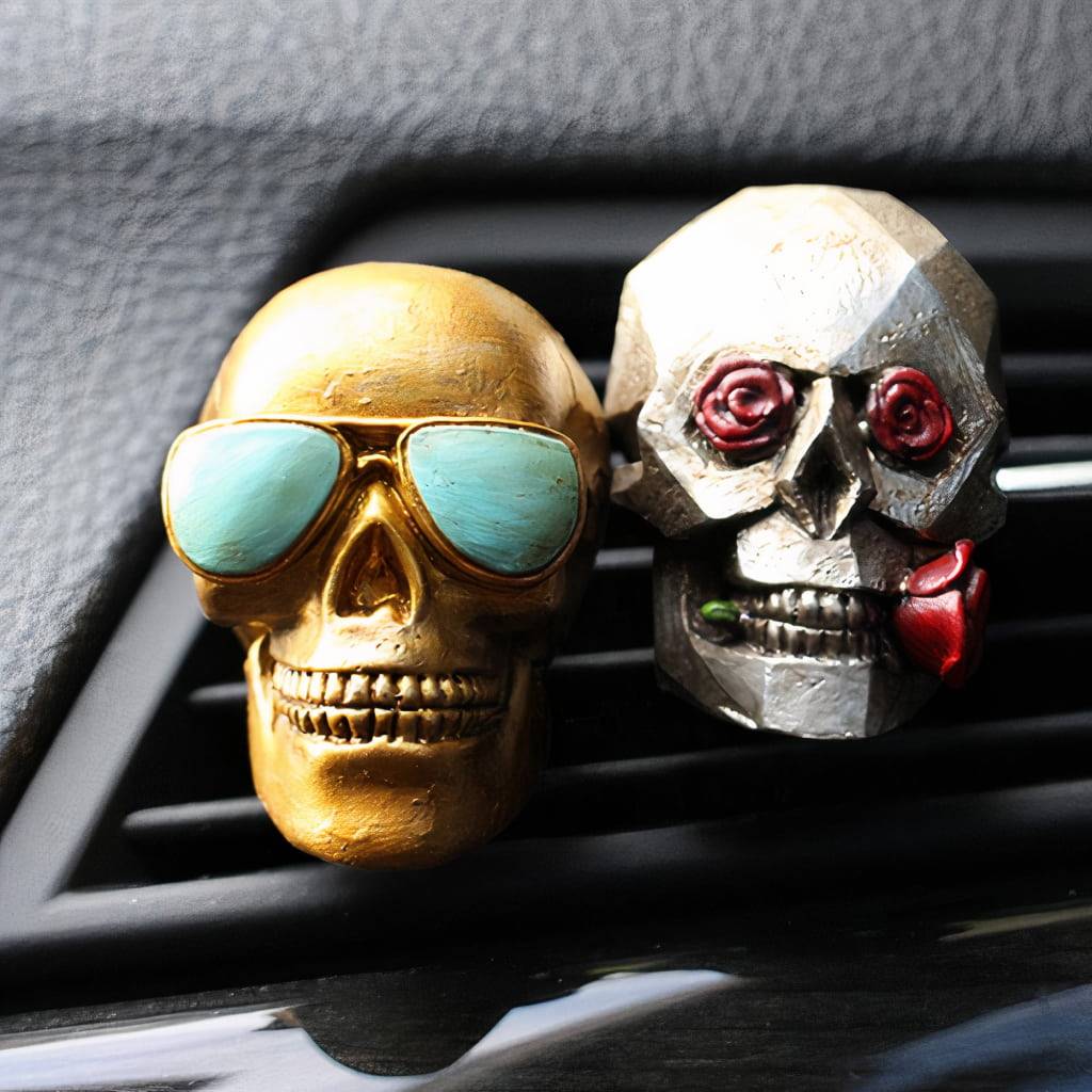 Skull Air Freshener Duo Skull Air Freshener Duo