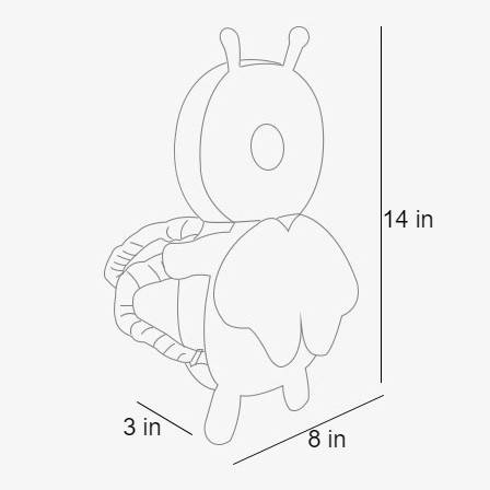 Baby Head Protection Pillow Kids & Baby Color : Yellow|Brown Baby Head Protection Pillow Kids & Baby Color : Yellow|Brown