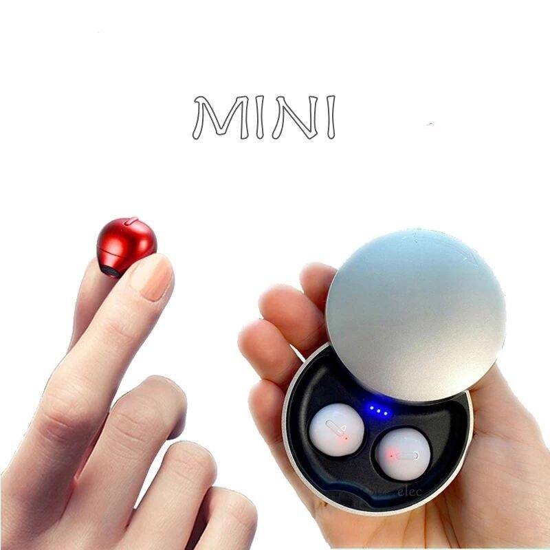 Ultra-Compact Invisible Bluetooth Earbuds with Charging Case – Perfect for Work & Sleep Best Sellers Color : Rose Gold|Beige|Red|Black|White Ultra-Compact Invisible Bluetooth Earbuds with Charging Case – Perfect for Work & Sleep Best Sellers Color : Rose Gold|Beige|Red|Black|White