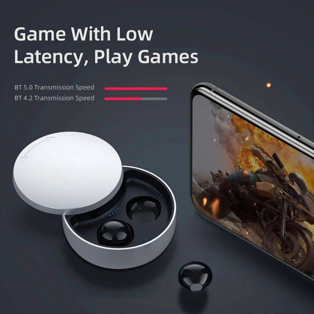 Ultra-Compact Invisible Bluetooth Earbuds with Charging Case – Perfect for Work & Sleep Best Sellers Color : Rose Gold|Beige|Red|Black|White Ultra-Compact Invisible Bluetooth Earbuds with Charging Case – Perfect for Work & Sleep Best Sellers Color : Rose Gold|Beige|Red|Black|White